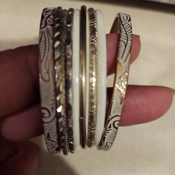 Source Unknown Jewelry - Set of 10 Bangle Set